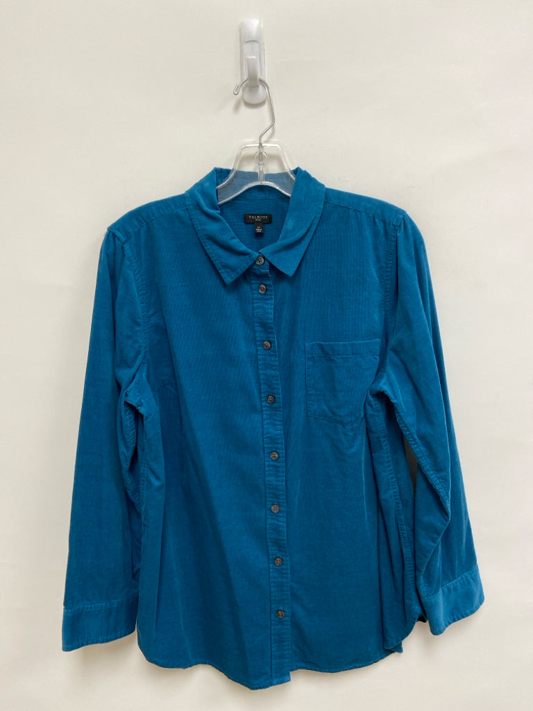 Talbots Size LP Blue Petite Top