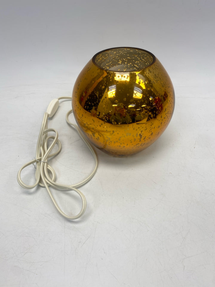 Gold Mercury Glass Lamp