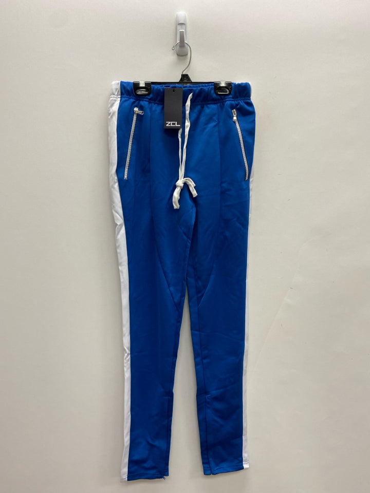 NWT Size S Blue White Trimmed Athletic Pants