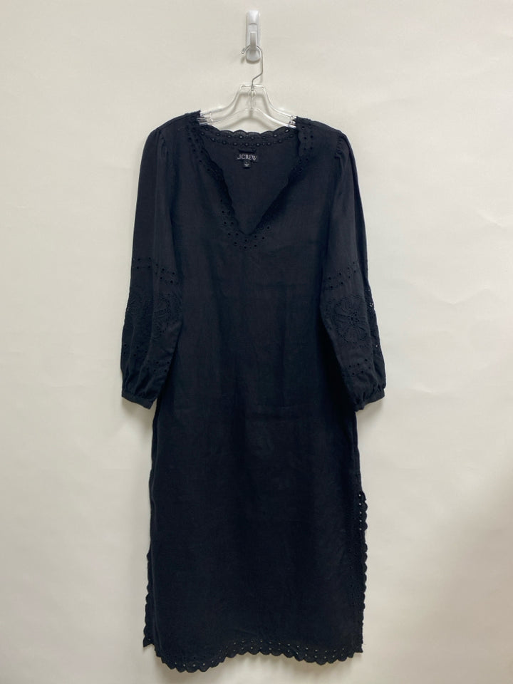 J Crew Size S Black Linen Ladies Dress