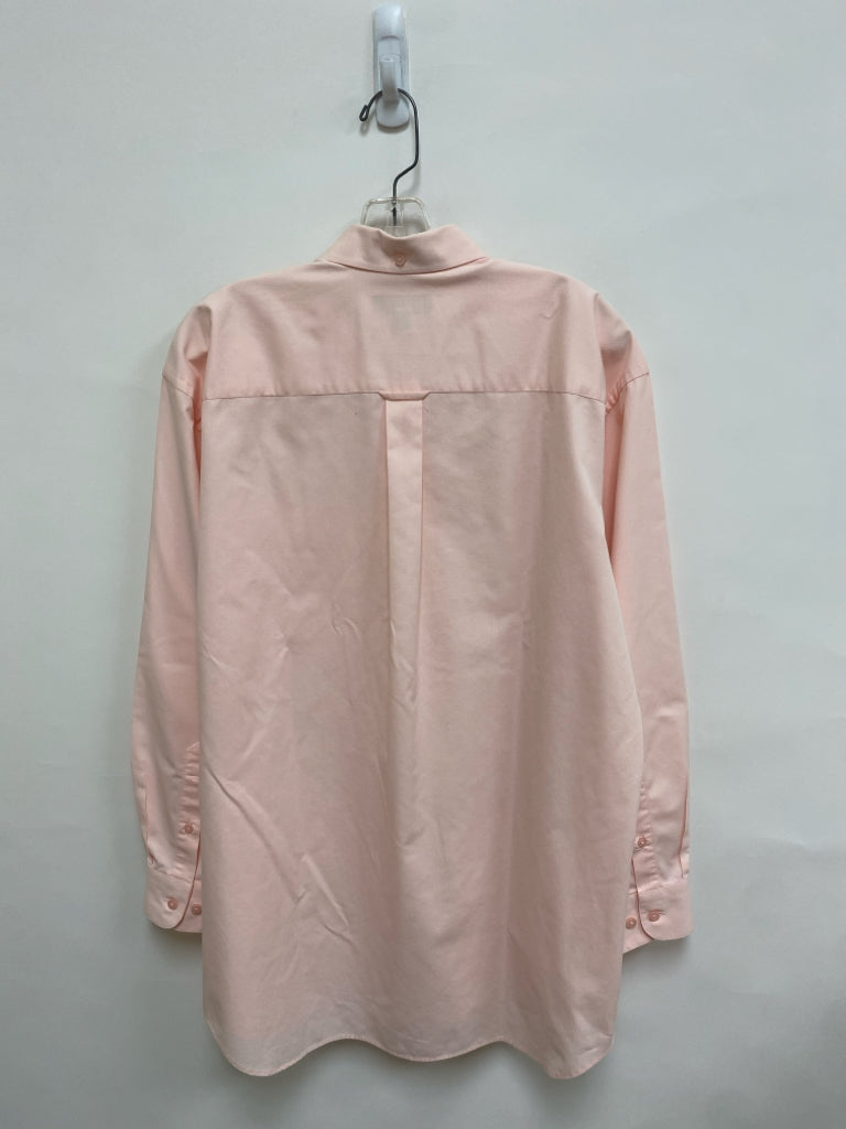 Nordstrom Size M Peach Button Up Men&