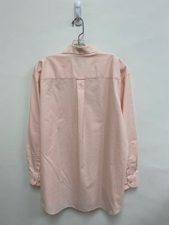 Nordstrom Size M Peach Button Up Men&