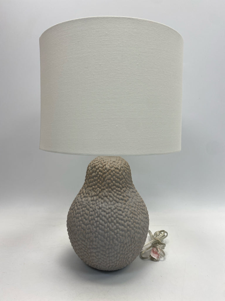 Gray Texture Lamp