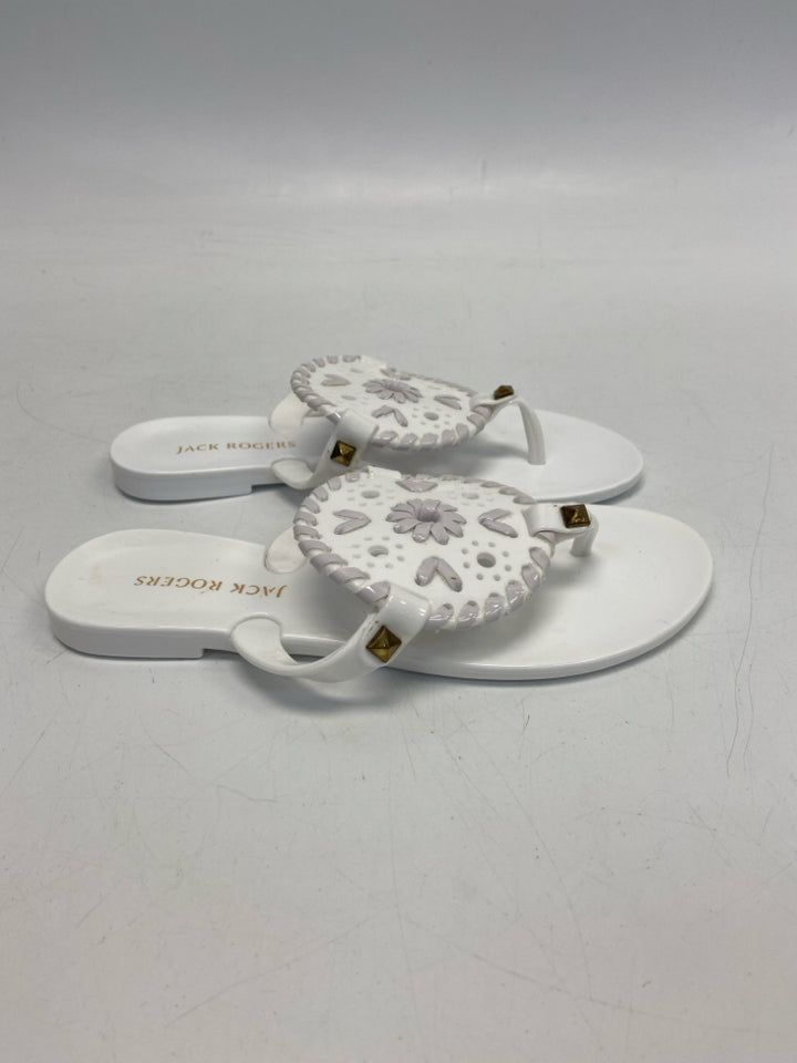 Jack Rogers SIZE 13 White Jelly Girl&
