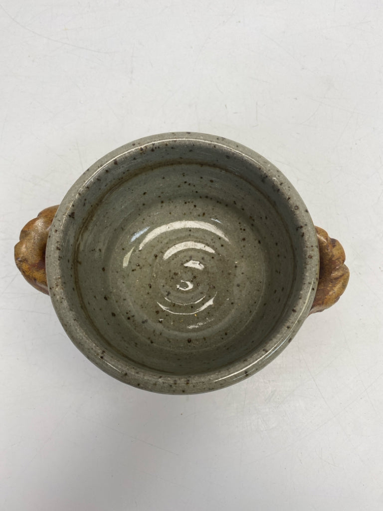 Brown Gray Stoneware Bowl(s)