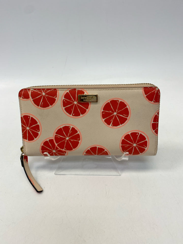 Kate Spade Beige Coral Wallet