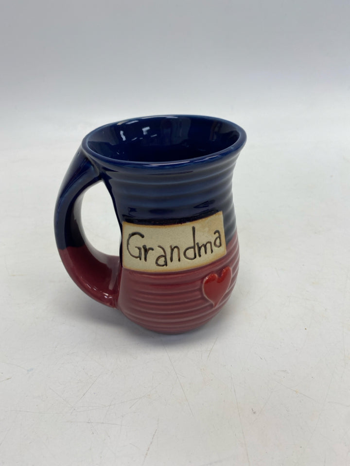 Dark Blue Pink Coffee Mug
