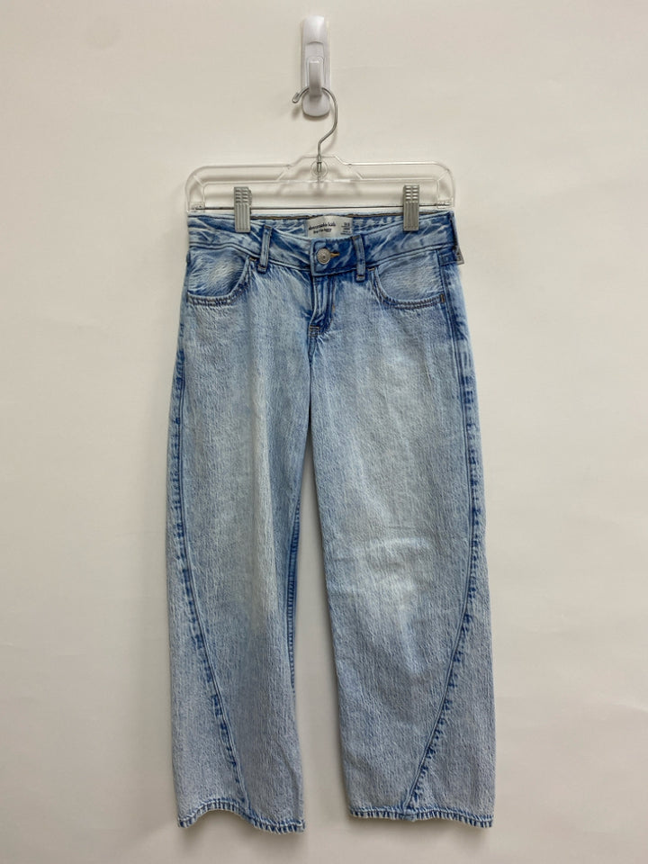 Abercrombie Kids SIZE 7/8 Faded Blue Wide Leg Girl&