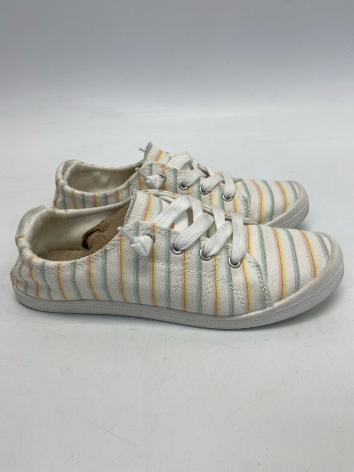 JellyPop  Size 9 White Multi-Color Stripe(s) Sneakers
