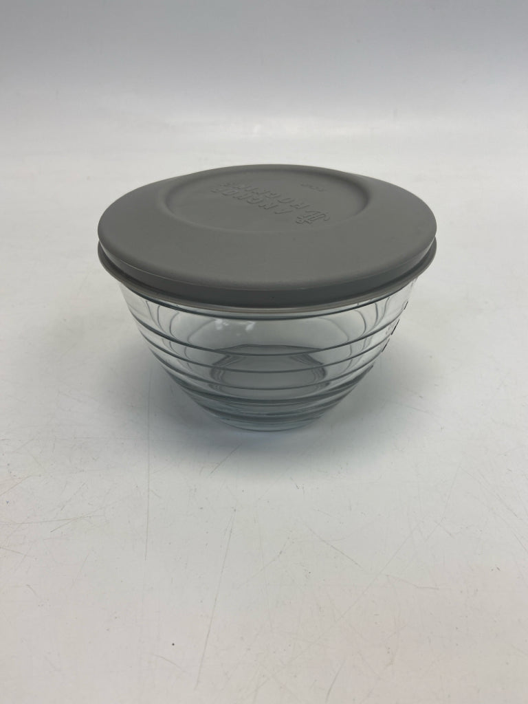 Anchor Hocking Gray Clear Glass Bowl(s)