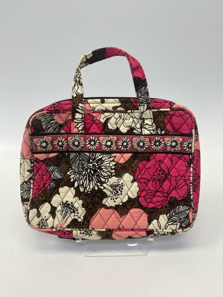 Vera Bradley Pink Cream/Brown Flowers Misc. Accessory