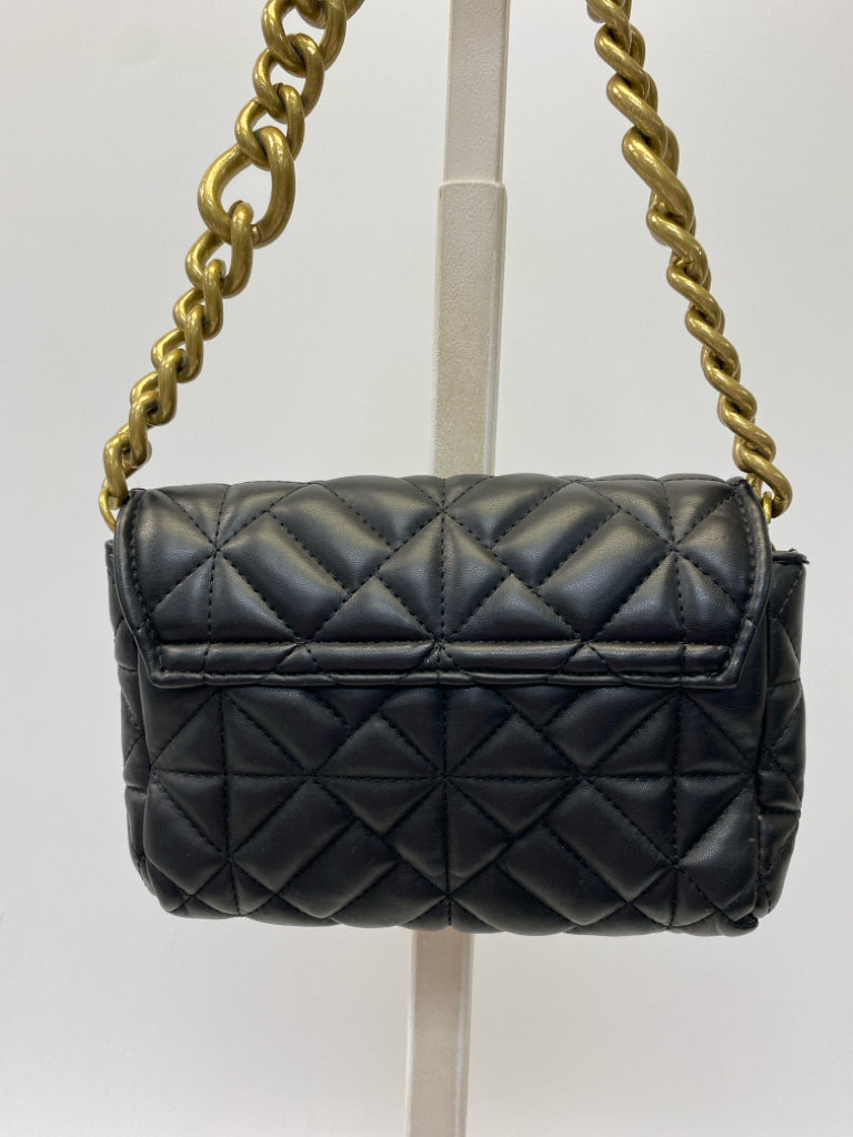 Zara Black Quilted Handbag