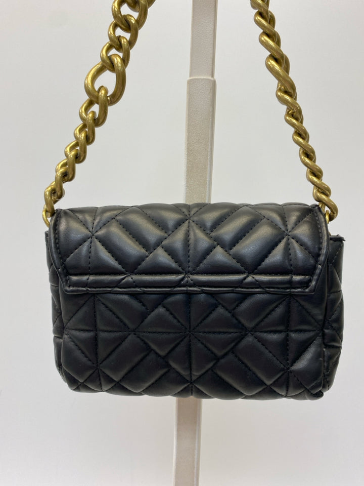 Zara Black Quilted Handbag