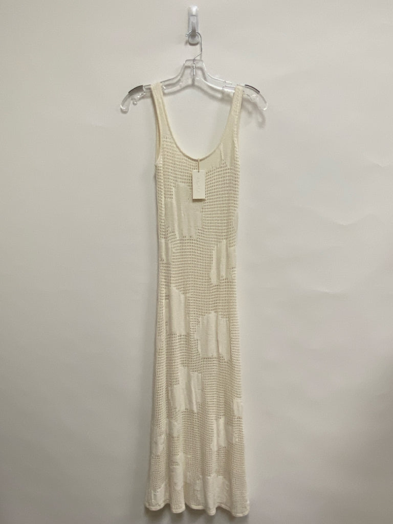 NWT Z Supply Size XS White Sleeveless Crochet Ladies Dress