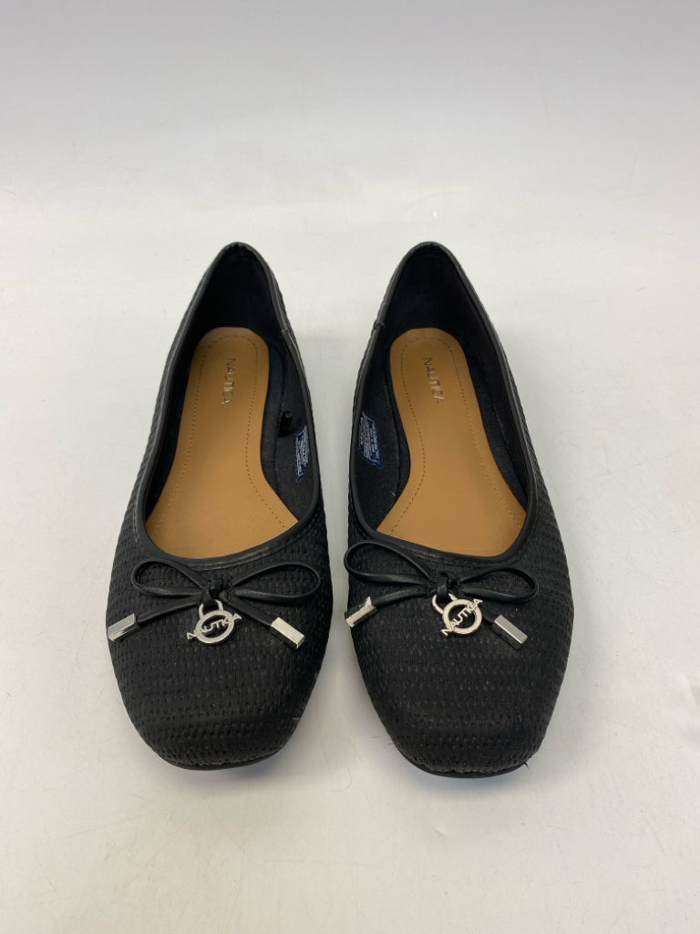 Nautica US Shoe Size 10 Black Bow(s) Flats