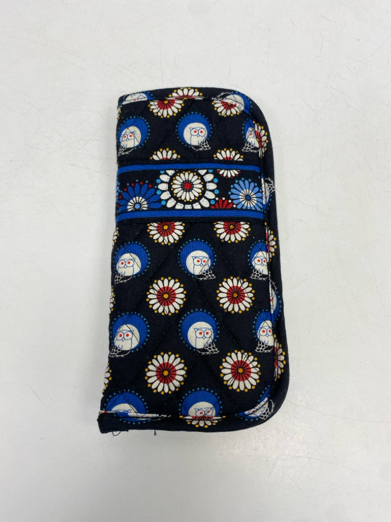 Vera Bradley Black Black Owl Glasses Case