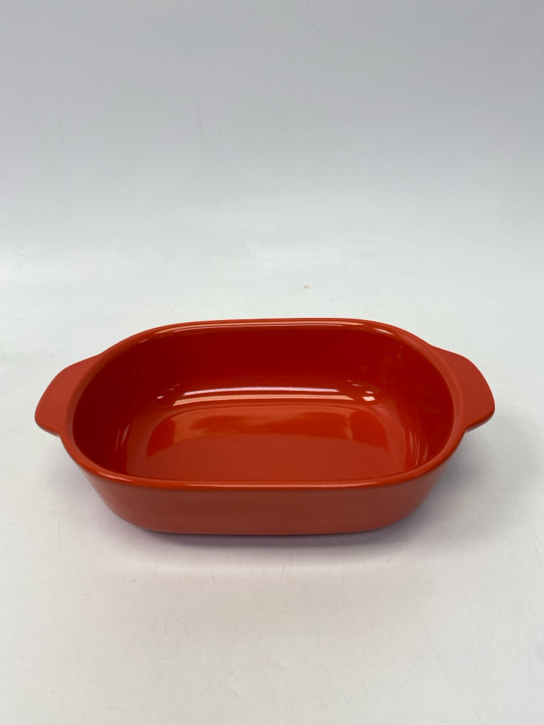 Corningware Orange Stoneware Bakeware