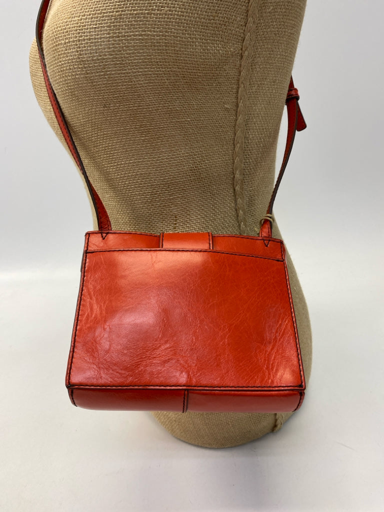 NWT Hobo  Size Coral Gold Accent(s) Leather Crossbody