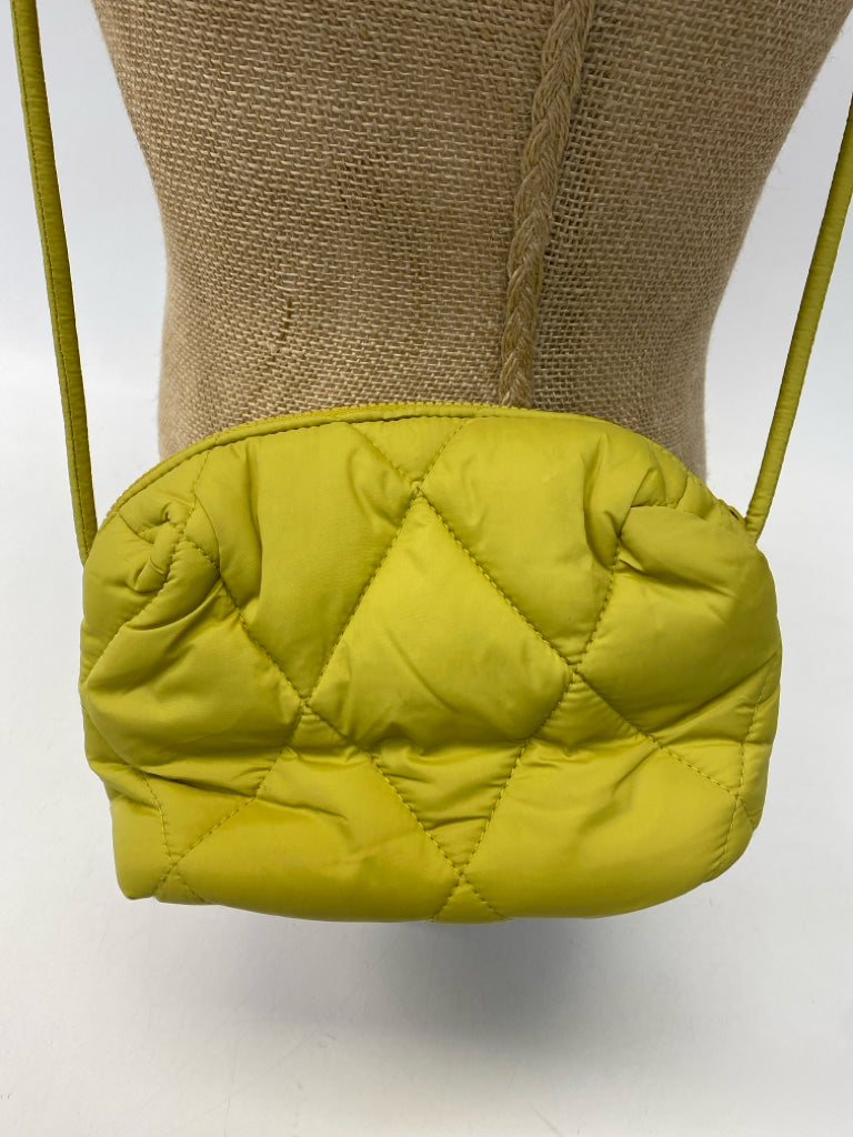 Vera Bradley Chartreuse Puffer Nylon Crossbody
