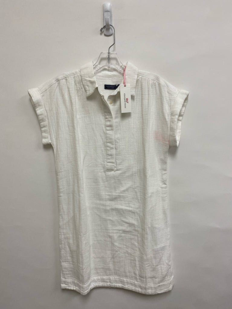 NWT Vineyard Vines Size S White Gauze Ladies Dress