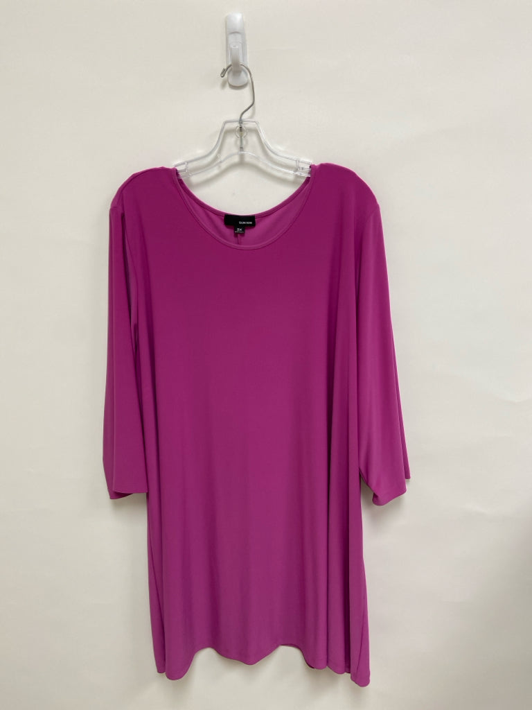 SUN KIM  SIZE  3X Purple Plus Size Dress