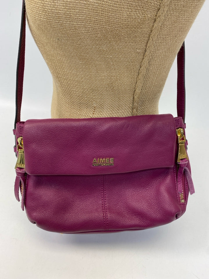 Aimee Kestenberg Plum Gold Accent(s) Crossbody