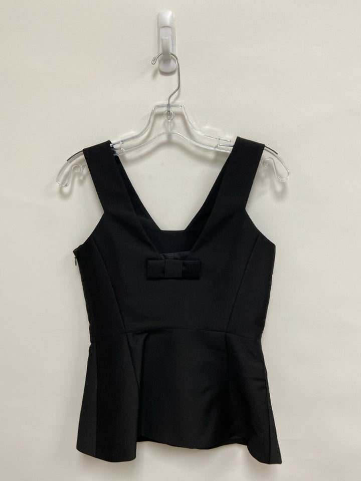 NWT Kate Spade Size 2 Black Sleeveless Ladies Top