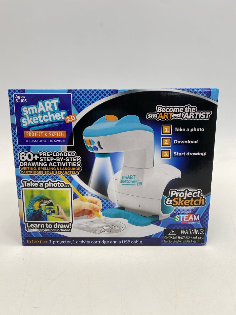 NEW/BOX White Aqua Kids Arts &amp; Crafts