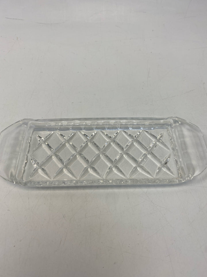 Clear Crystal Serving Piece