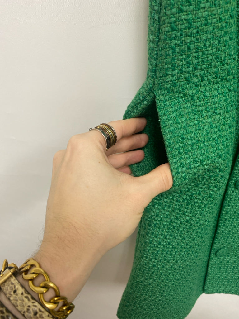 Pomander Place Size S Green Woven Sleeveless Ladies Dress