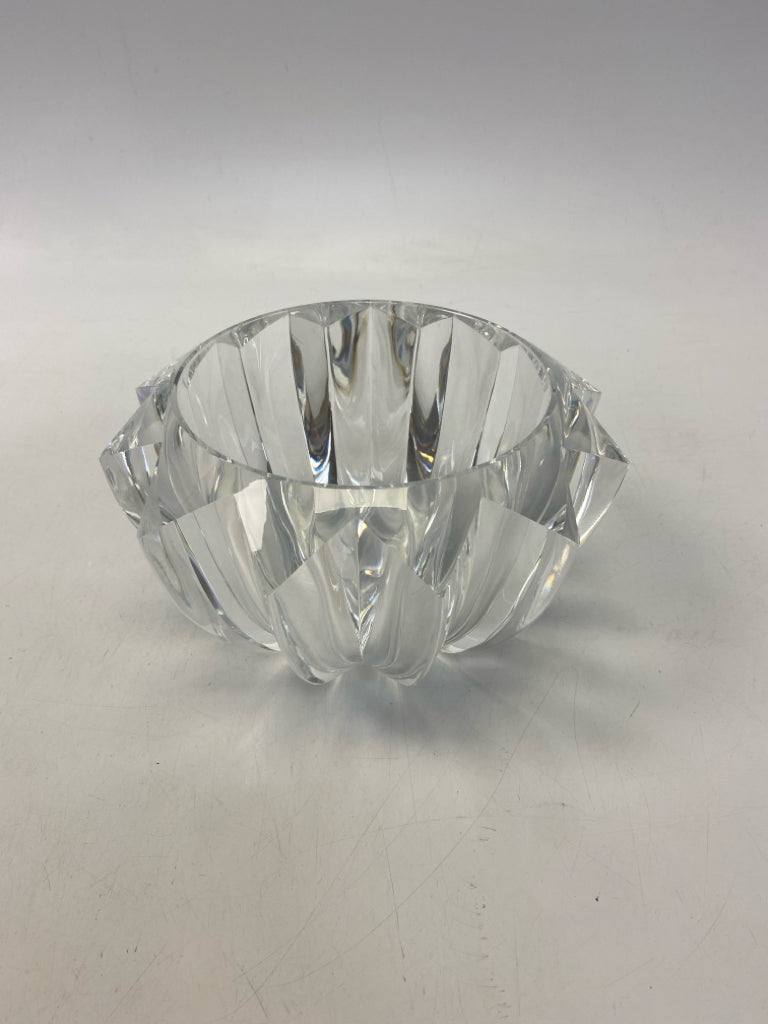 Clear Faceted Acrylic Bowl(s)
