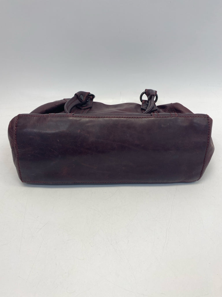 Frye Burgundy Leather Handbag