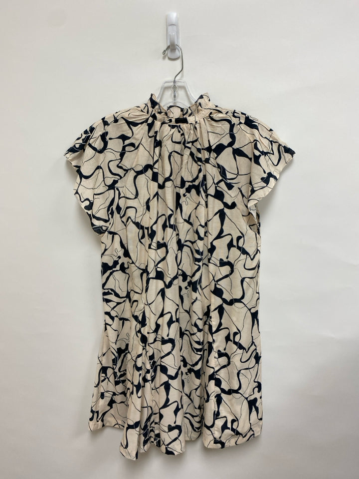 NWT Umgee Size L Beige Black Marbled Ladies Dress