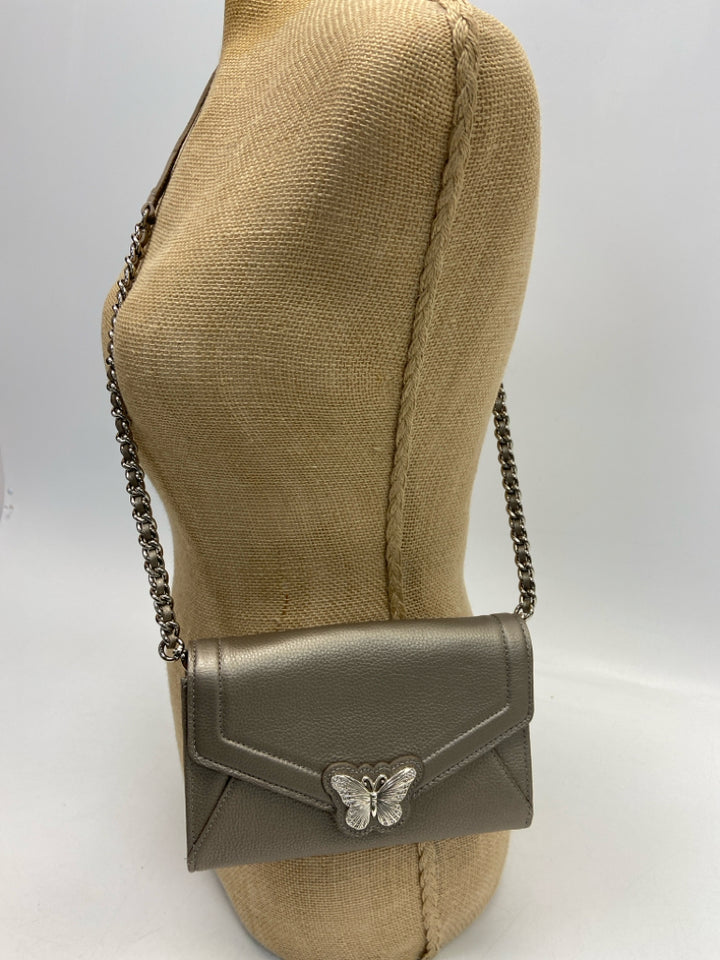 Brighton Bronze Silver Butterfly(s) Crossbody