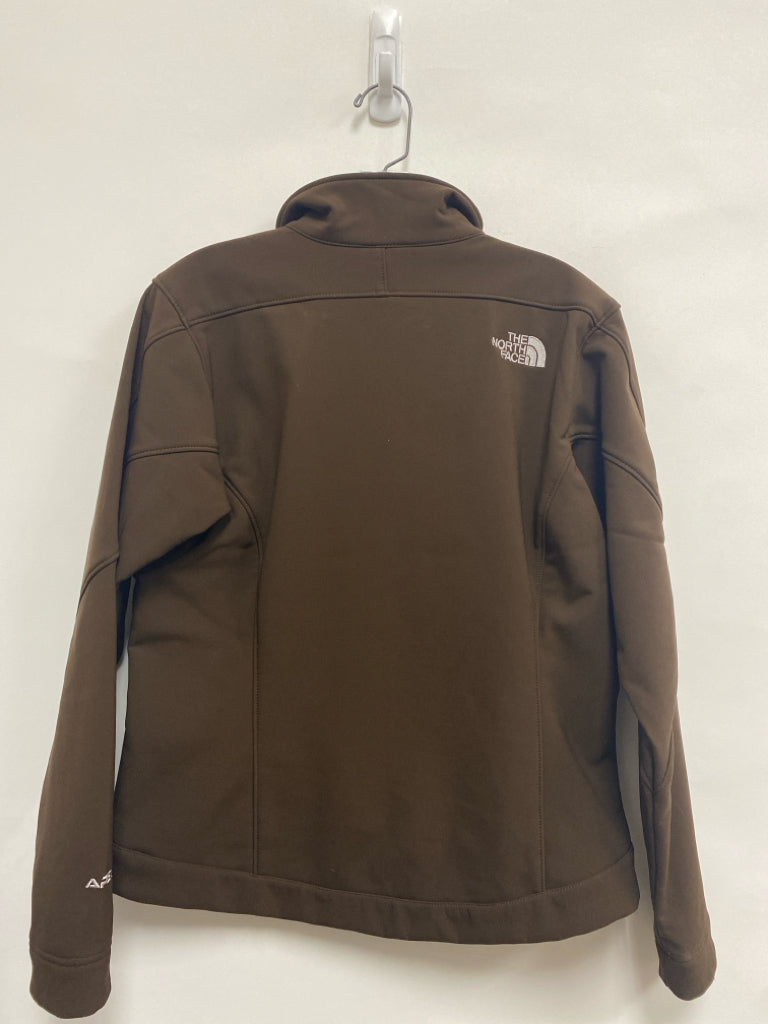 North Face Size S Brown Zip Down Ladies Jacket