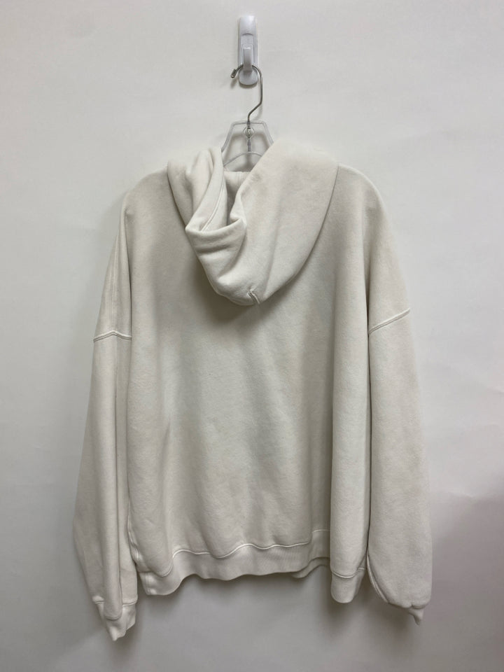 Abercrombie &amp; Fitch  SIZE  XXL White Words Hooded Plus Size Top