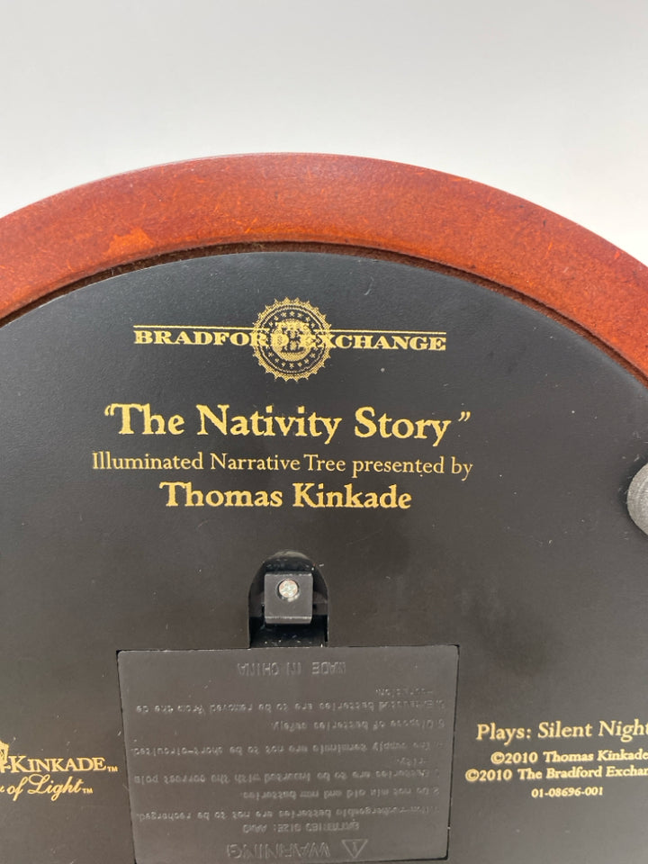 Thomas Kinkade Brown Multi Color Christmas