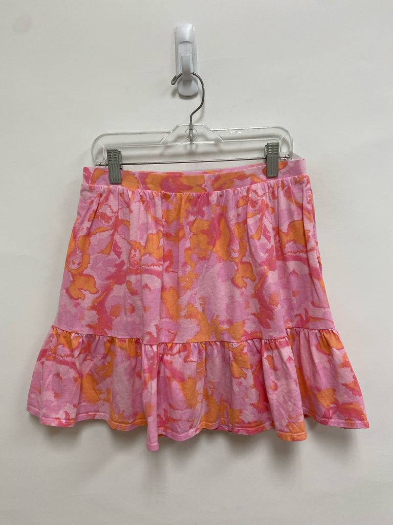Lands End SIZE 14/16 Pink Coral Tie Dye Girl&