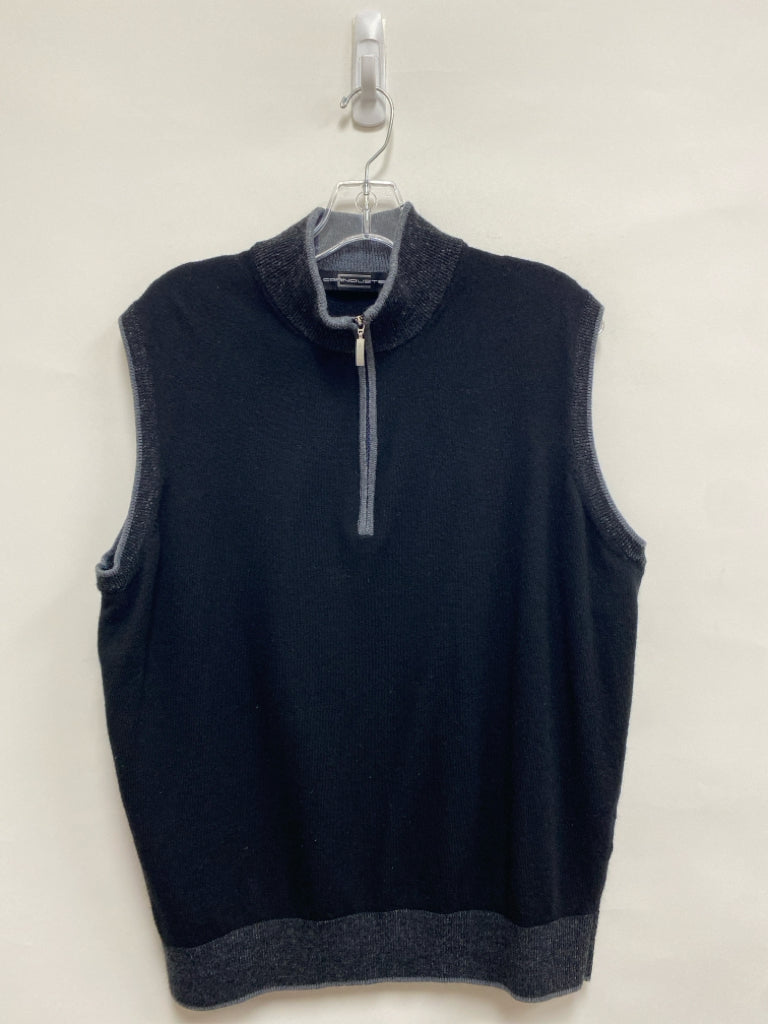 Size L Black Gray Merino Men&
