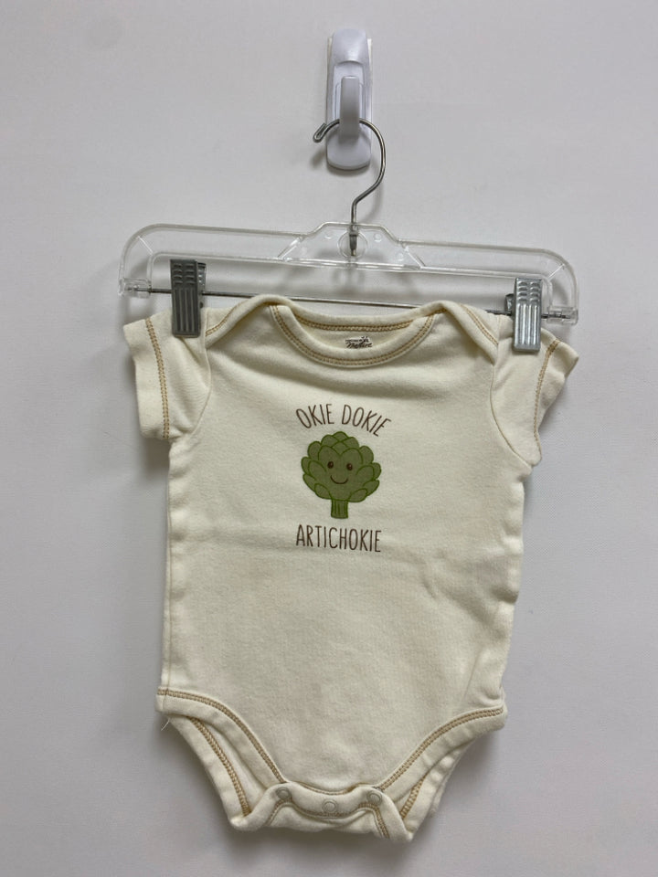 SIZE 0-3M Cream Vegetables Boy&