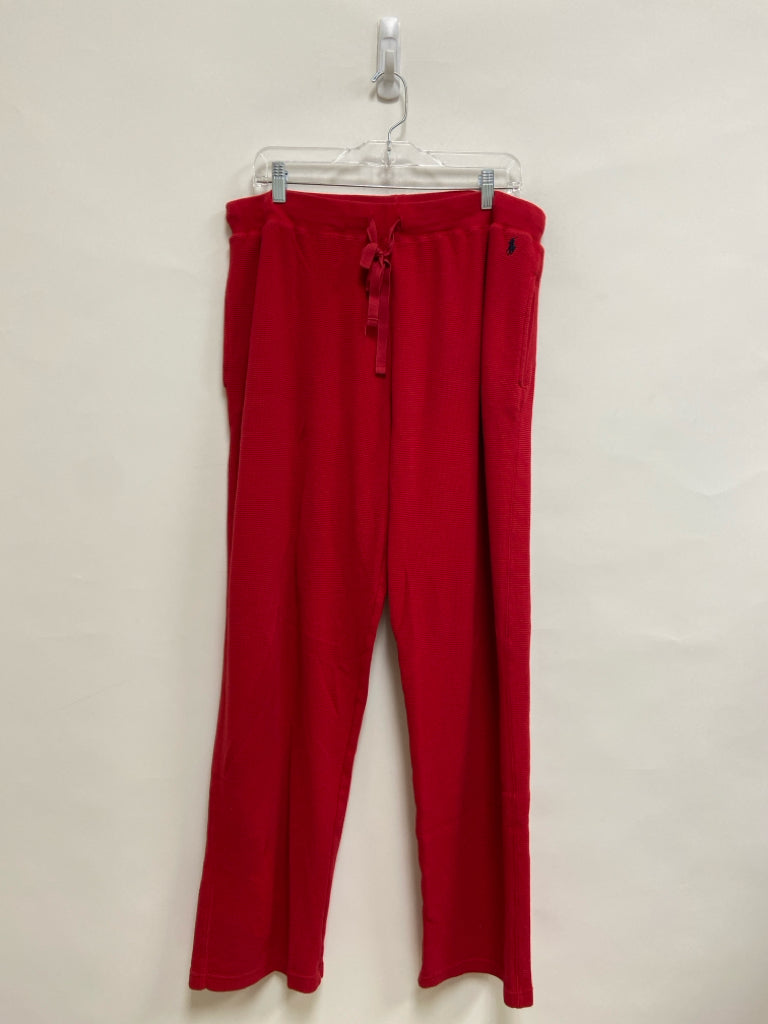 Polo Size XL Red Waffle Men&