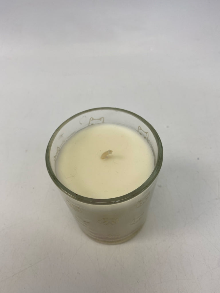 Clear Cats Candle