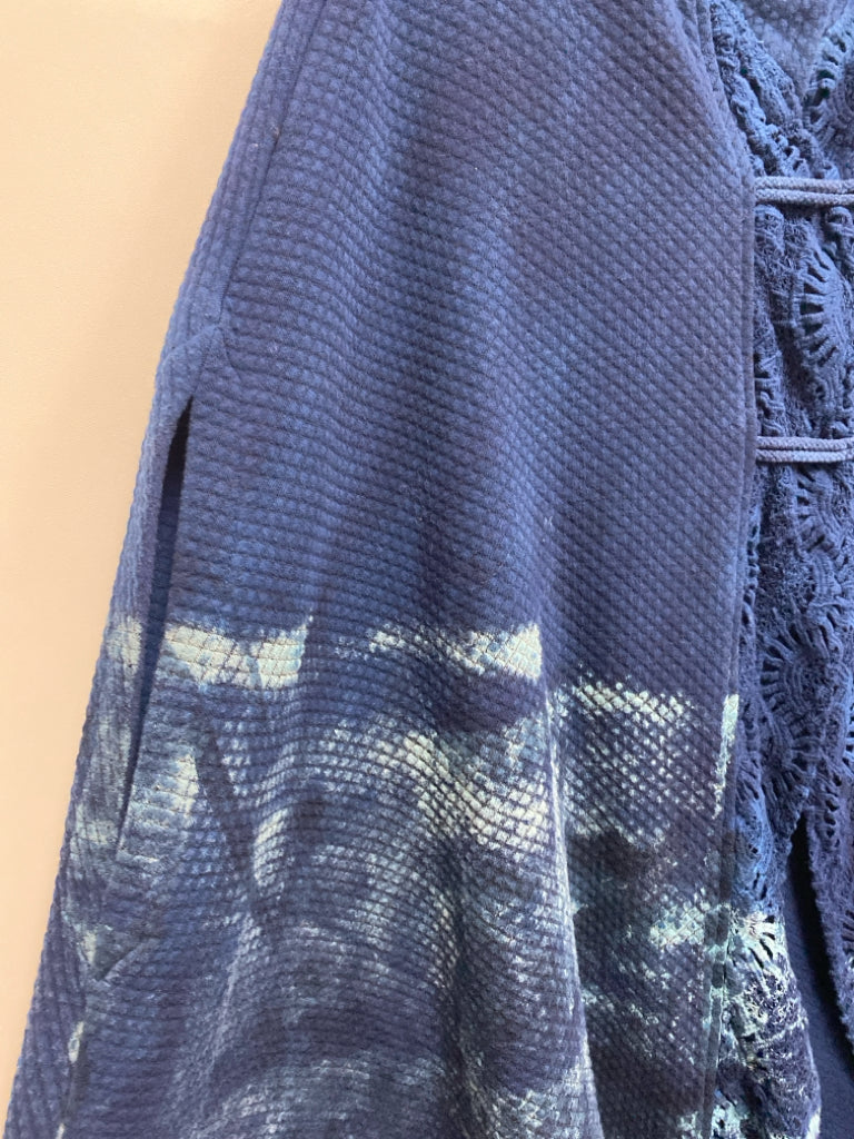 Art of Cloth Size S Navy Cape Ladies Jacket