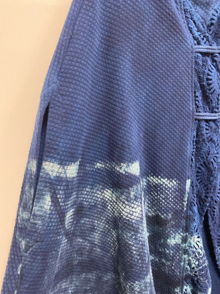 Art of Cloth Size S Navy Cape Ladies Jacket