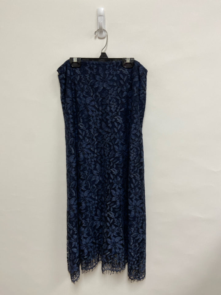 Sundance Size 10P Navy Lace Maxi Petite Skirt