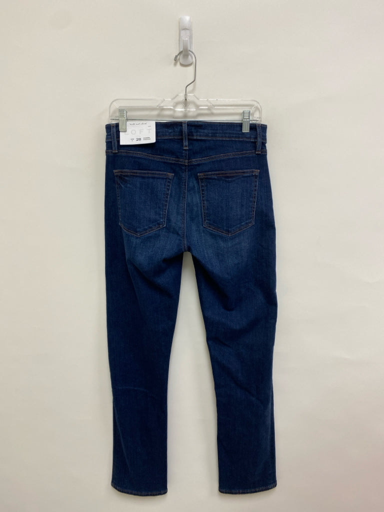 NWT LOFT Size 8 Blue Denim Ladies Jeans