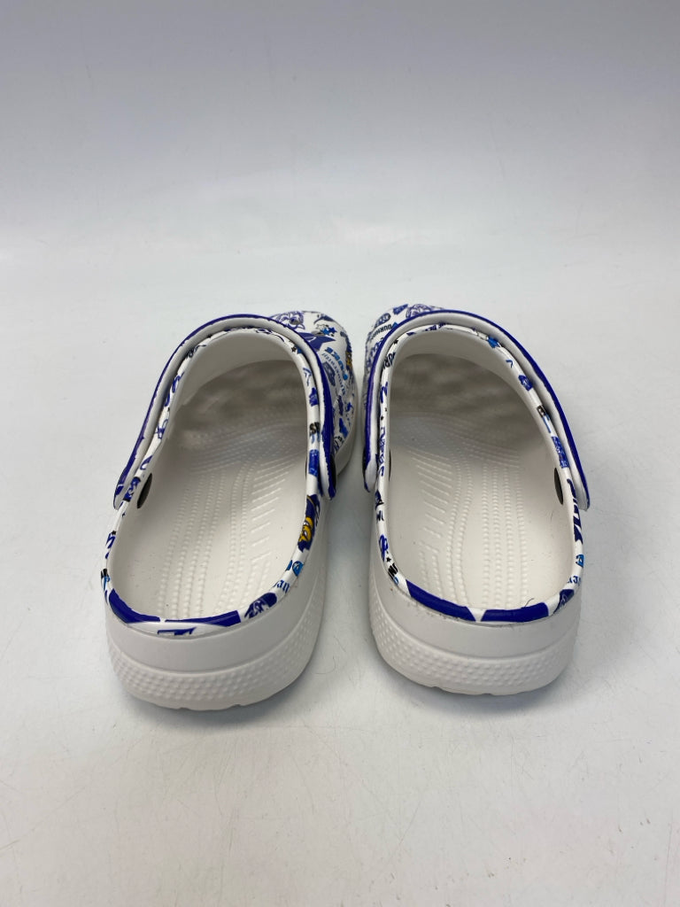EU Shoe Size 39 White/Blue Duke Clogs