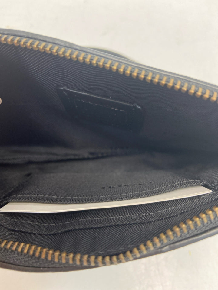 NWT Coach Black Studded Wristlet