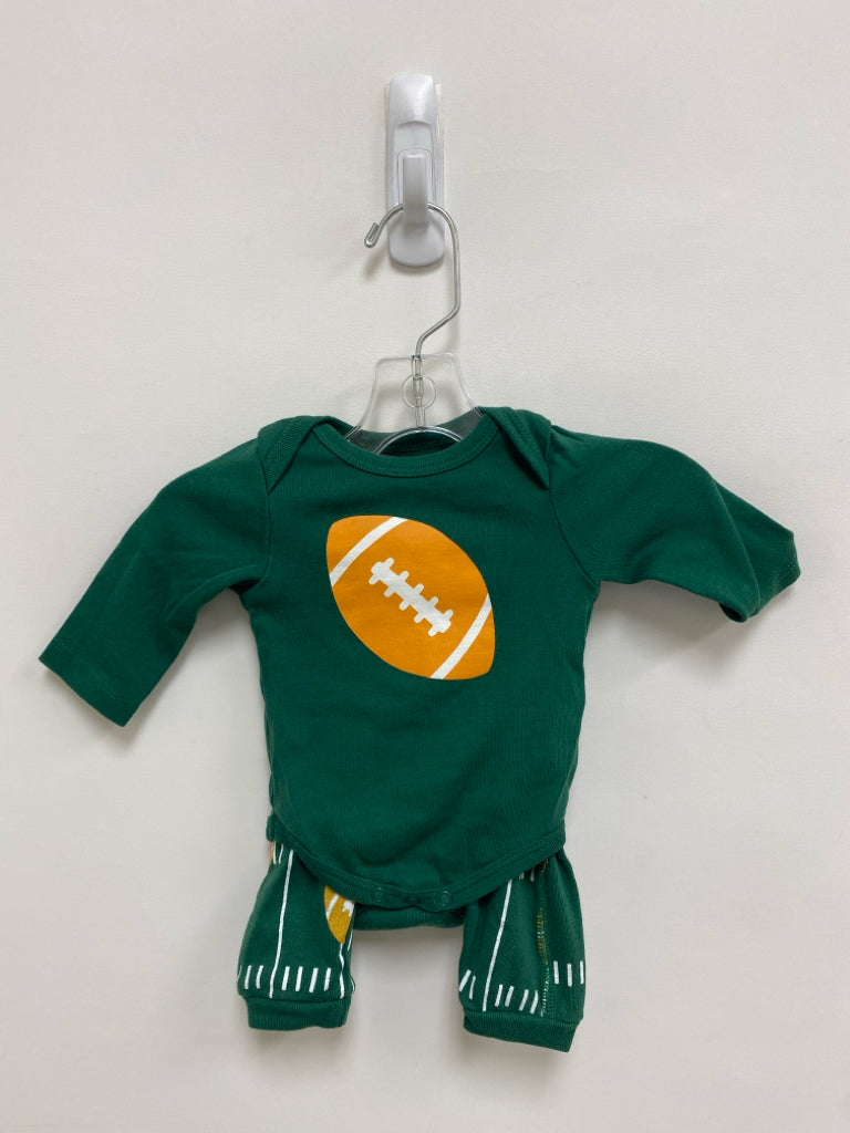 SIZE NB Green Orange Football Boy&