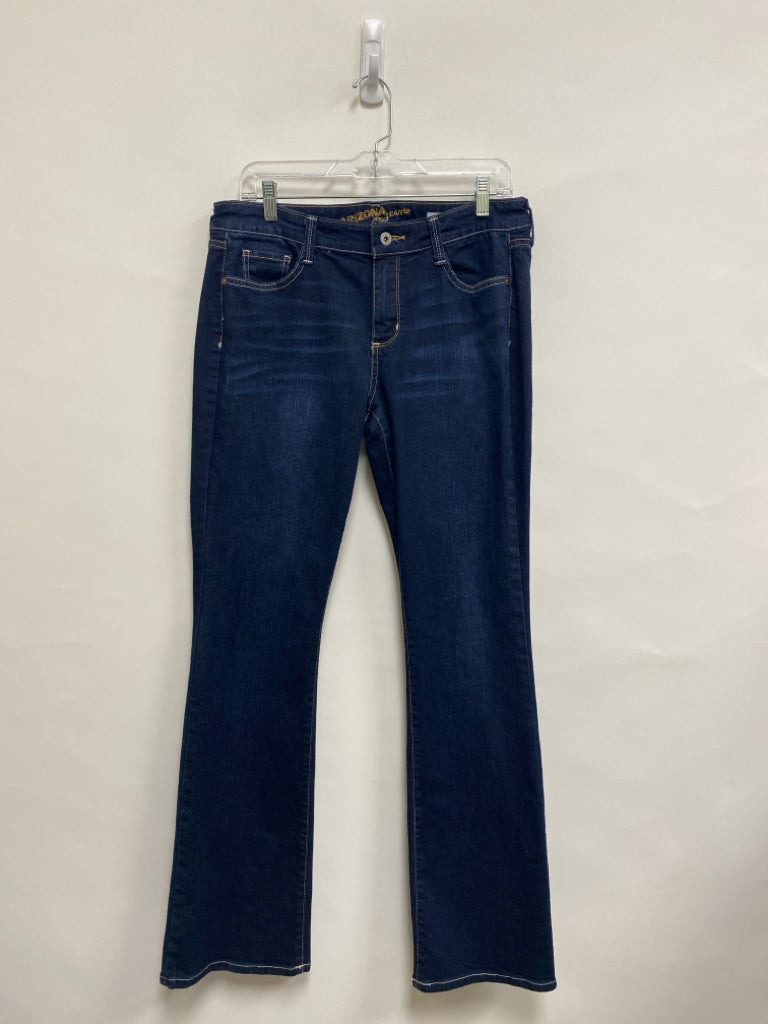 Arizona Size 13 Dark Blue Denim Ladies Jeans
